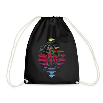 23F 0283 bk - Sac de sport léger - noir - Devant