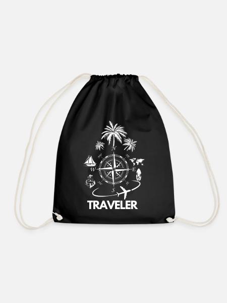 TRAVELER - Turnbeutel - Schwarz