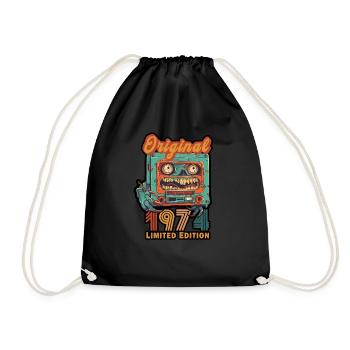 Original 1974 édition limitée cassette anniversaire - Sac de sport léger - noir - Devant