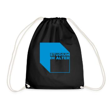 study in the age - Drawstring Bag - black - Front
