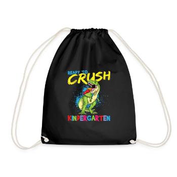 Ready To Crush Kindergarten Pre-K School T-Rex - Sac de sport léger - noir - Devant