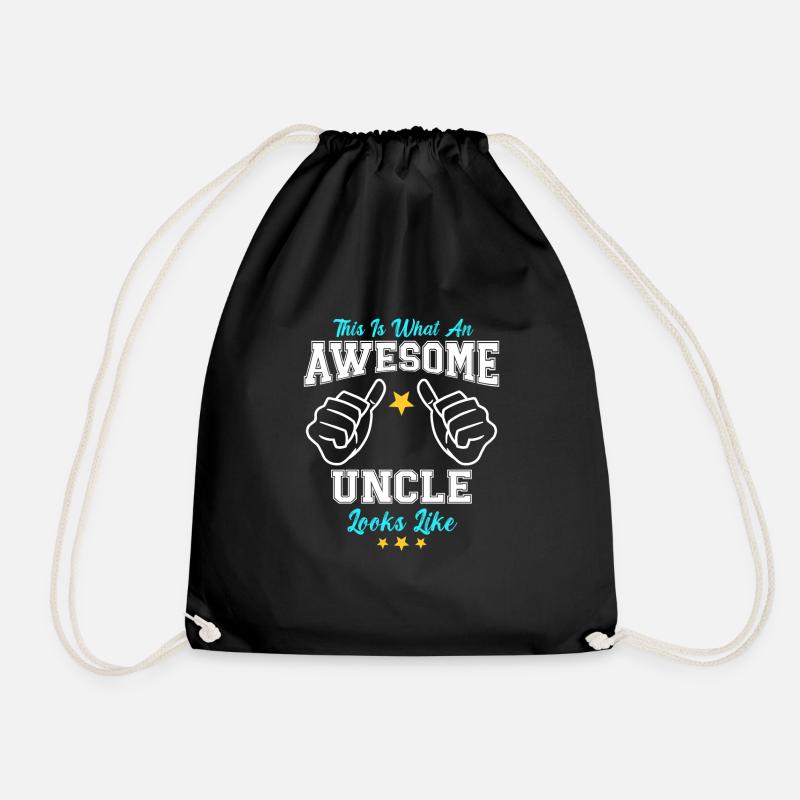 This Is What An Awesome Uncle Looks Like - Turnbeutel - Schwarz