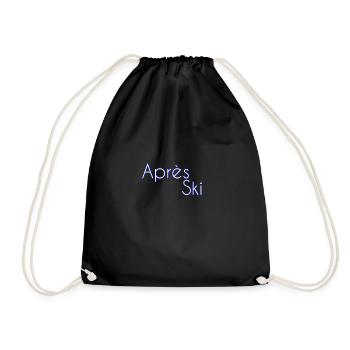 Après ski - Drawstring Bag - black - Front