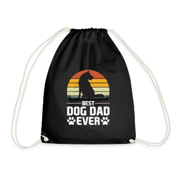 Chiens Animal de compagnie Propriétaire de chien Chien Ami Patte - Sac de sport léger - noir - Devant