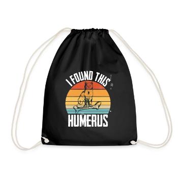 Maison Tigre Chat Bras Supérieur Os Pet Humérus - Sac de sport léger - noir - Devant