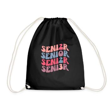 Retraité 2022 Pension de retraite Grand-père Pension Senior - Sac de sport léger - noir - Devant