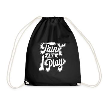 Chess Player Chess Saying Chess Game - Drawstring Bag - black - Front