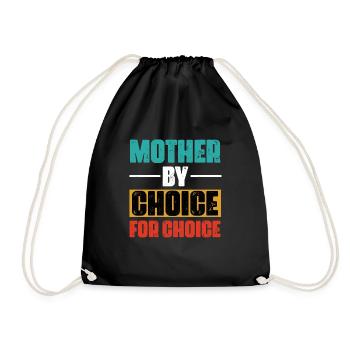 Mère pour le choix par choix - Sac de sport léger - noir - Devant
