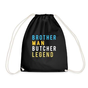 Boucherie Profession Drôle Dire Cadeau - Sac de sport léger - noir - Devant