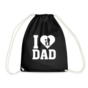 Meilleur monde Père Père Couple Couples Parents Papa papa - Sac de sport léger - noir - Devant