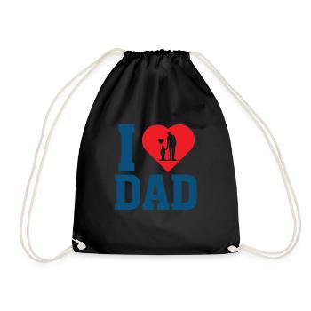 Meilleur monde Père Père Couple Couples Parents Papa papa - Sac de sport léger - noir - Devant