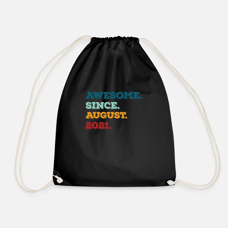 Août 2021 - Anniversaire en août - Sac de sport léger - noir