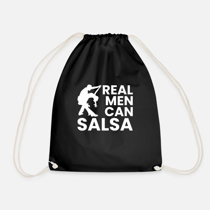 Salsa Musik Salsa Tanz - Turnbeutel - Schwarz