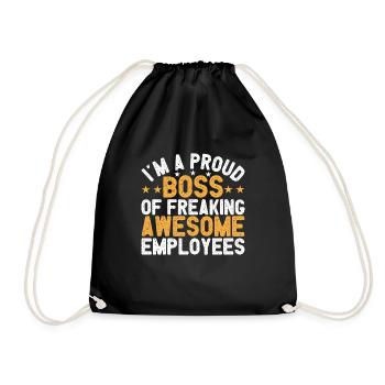 Best Managing Director Employee Entrepreneur - Drawstring Bag - black - Front