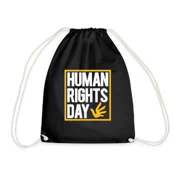 Droits de l’homme Politique Manifestation sur la liberté - Sac de sport léger - noir - Devant