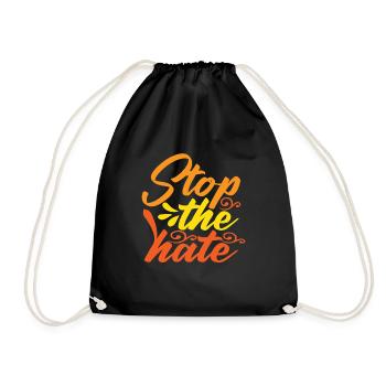 Nationalité Homme Contre le racisme Droits de l’homme - Sac de sport léger - noir - Devant