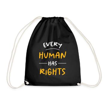 Droits de l’homme Politique Manifestation sur la liberté - Sac de sport léger - noir - Devant