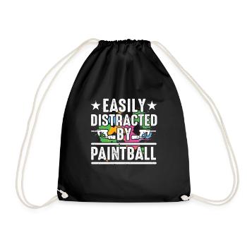 Paintball Cadeau Paintballer Paintball Player - Sac de sport léger - noir - Devant