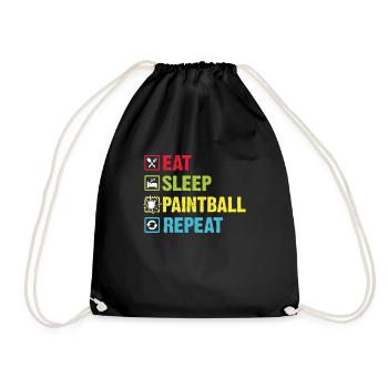 Paintball Cadeau Paintballer Paintball Player - Sac de sport léger - noir - Devant