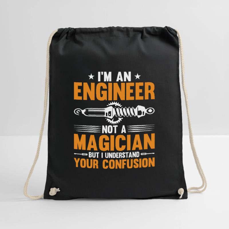 Engineer Brain Mechanical Engineering Electrical Engineering Math Drawstring Bag