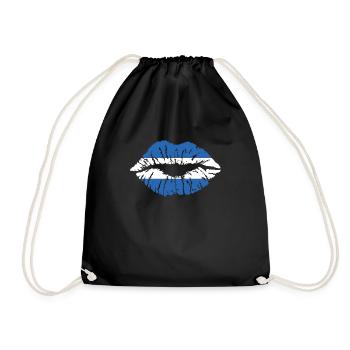 Nicaragua Heart Flag Flag Voyage Amérique du Sud - Sac de sport léger - noir - Devant