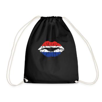 Paraguay Heart Flag Flag Amérique latine Voyage - Sac de sport léger - noir - Devant