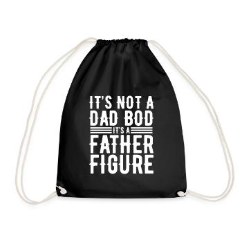 Welt bester Papa Vater Paare Paar Eltern Dad daddy - Turnbeutel - Schwarz - Vorne
