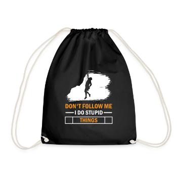 Climbing Climbing Solo Climbing Women - Drawstring Bag - black - Front