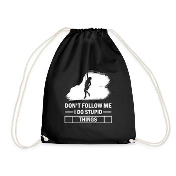 Climbing Climbing Solo Climbing Women - Drawstring Bag - black - Front