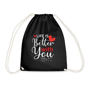 Beste Mama Überhaupt Muttertag Mutter Geschenk - Turnbeutel - Schwarz - Vorne