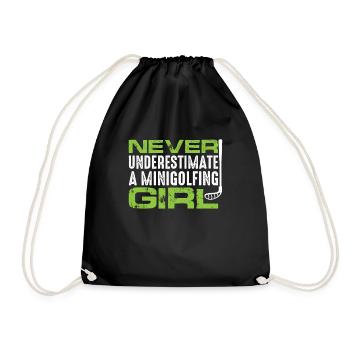MINIGOLF GOLFEUR GOLFEUR -GOLFEUR -GOLFEUR -GOLFEUR - Sac de sport léger - noir - Devant