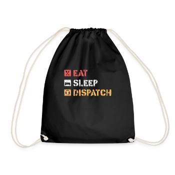 Bester Disponent Spruch Geschenk Beruf Logistik - Turnbeutel - Schwarz - Vorne