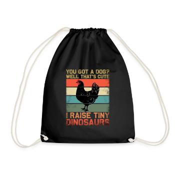 Farmer Tractor Agriculture Farmer Tractor Farm - Drawstring Bag - black - Front