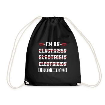 Électricien Génie électrique Pinces isolantes Electronique - Sac de sport léger - noir - Devant