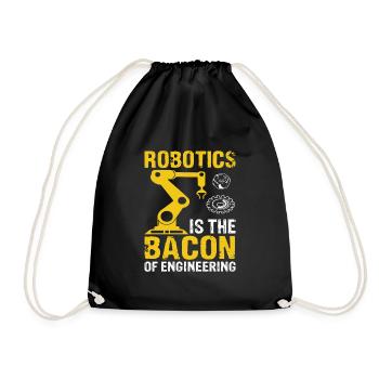 Programmeur de robots Technicien en automatisation - Sac de sport léger - noir - Devant