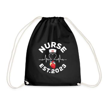 Examen infirmier 2023 - Sac de sport léger - noir - Devant