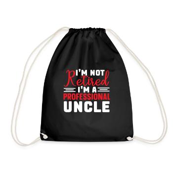 Meilleur oncle Bad Influence Cadeau de famille - Sac de sport léger - noir - Devant