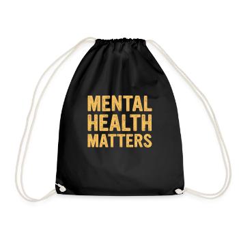 Mental Health Affairs Therapist - Drawstring Bag - black - Front