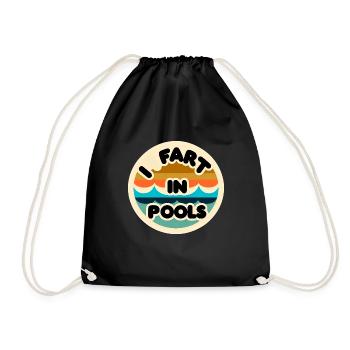 Je Pète Dans Les Piscines 11 - Sac de sport léger - noir - Devant