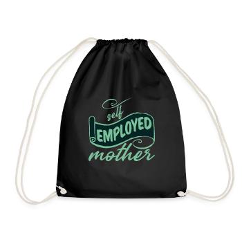 Self Employed Mother 2 - Drawstring Bag - black - Front