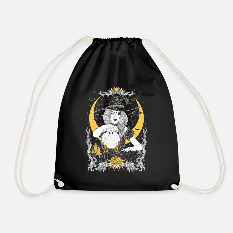 Omen - Drawstring Bag - black