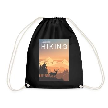 Randonnée - Sac de sport léger - noir - Devant