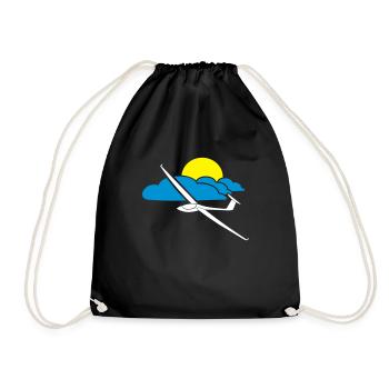 vol à voile - Sac de sport léger - noir - Devant