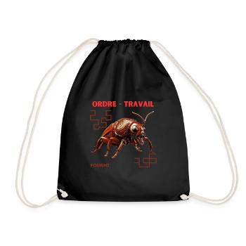 Ant - Fourmi - Sac de sport léger - noir - Devant