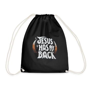 Jésus est là pour moi 23 - Sac de sport léger - noir - Devant