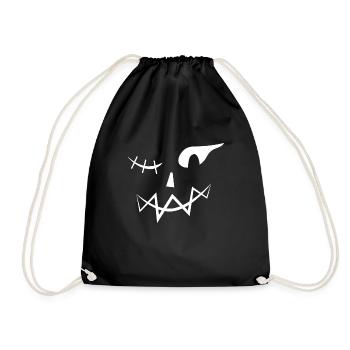 Halloween Kostüm Party Geschenkidee T-shirt Design - Turnbeutel - Schwarz - Vorne