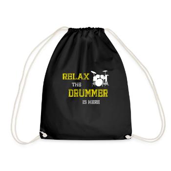 Relax Drummer - Sac de sport léger - noir - Devant