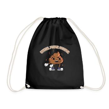 Official Pooper Scooper 17 - Turnbeutel - Schwarz - Vorne