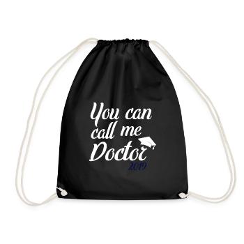 You can call me Doctor 2019 - Turnbeutel - Schwarz - Vorne