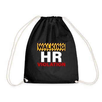 Violation de Walking Hr 4 - Sac de sport léger - noir - Devant